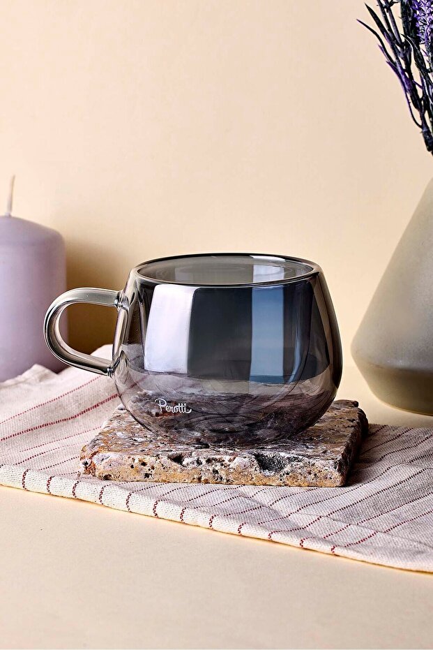 Füme Çift Cidarlı Kupa 150 ml - 2