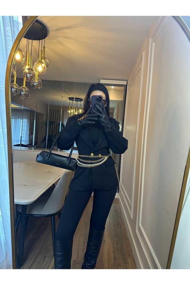 Kum saatı ceket - 5