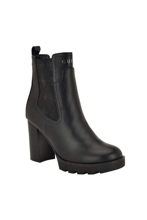 Nealle black slide boots