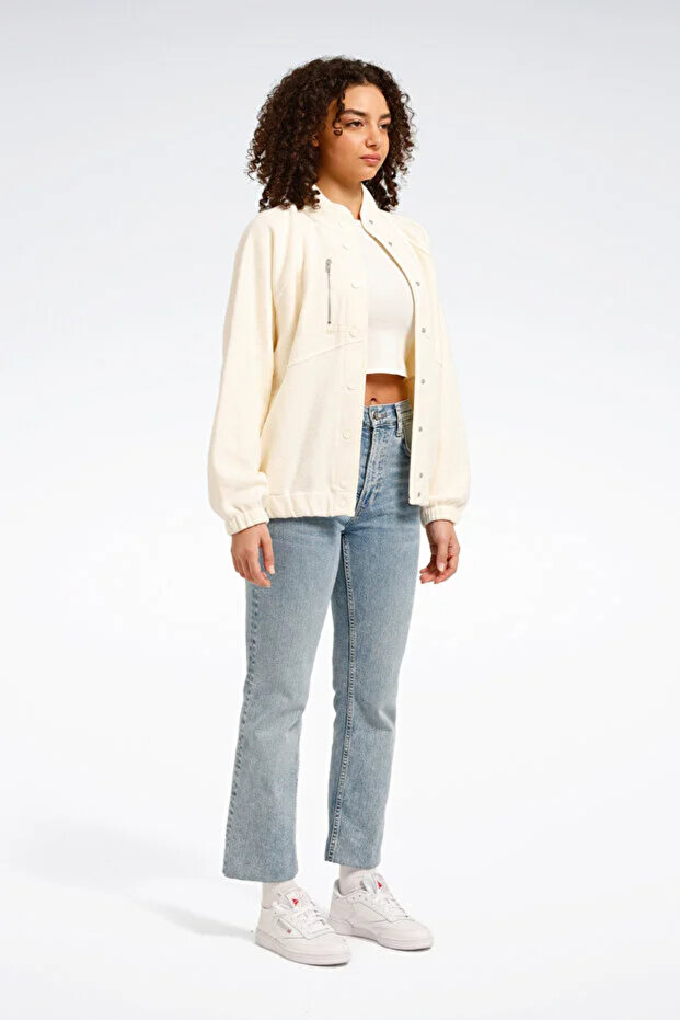 LC1112 BOUKLE JACKET Kadın Ceket bej - 7