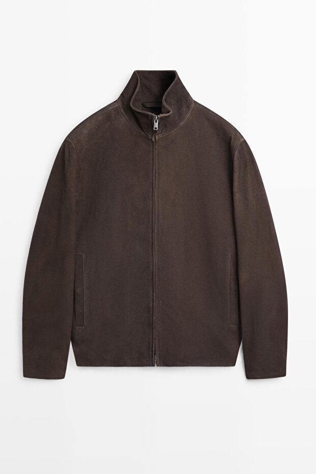 Süet deri ceket - 5
