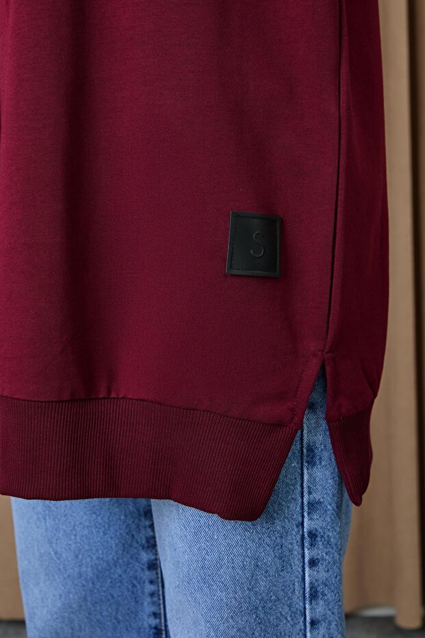 Kadın Basic Tunic - 30644TUN - RED - 6