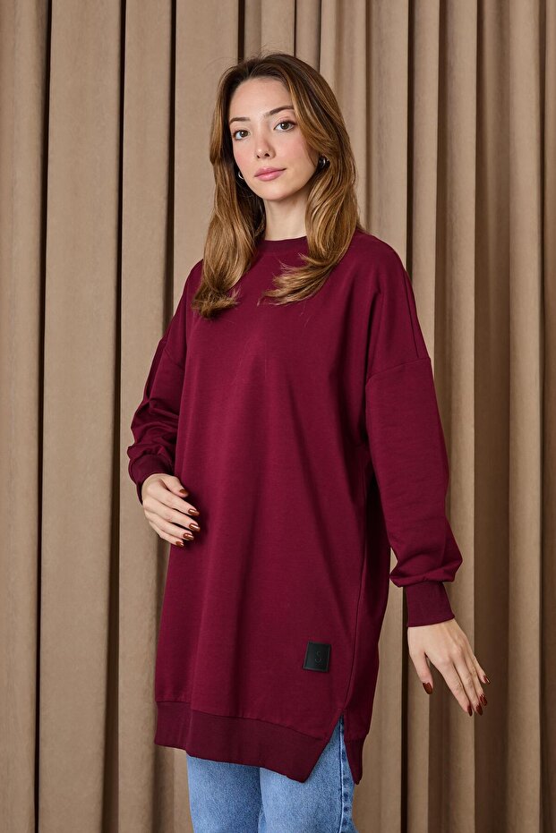 Kadın Basic Tunic - 30644TUN - RED - 2