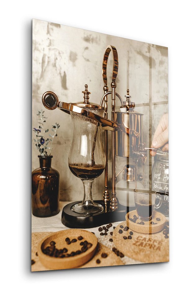 Glass Table Coffe Time