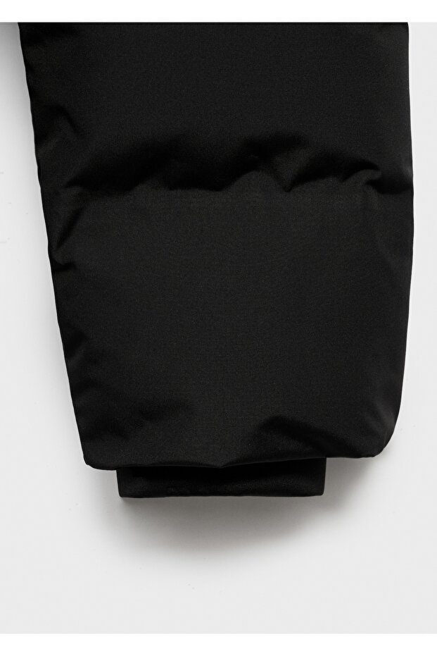 Kapüşonlu kapitone anorak - 5