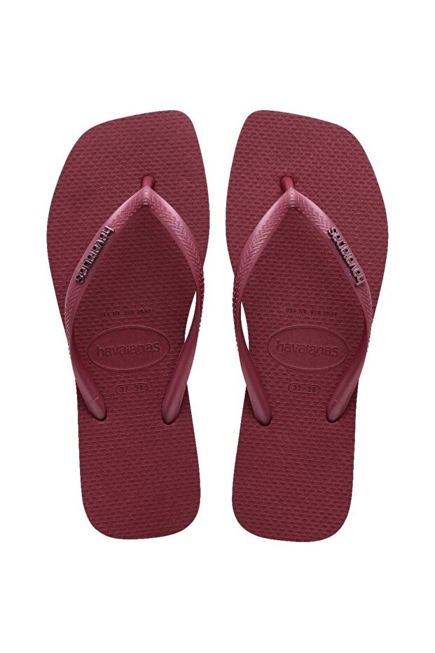 Square Logo Metallic Women's Brown Slippers