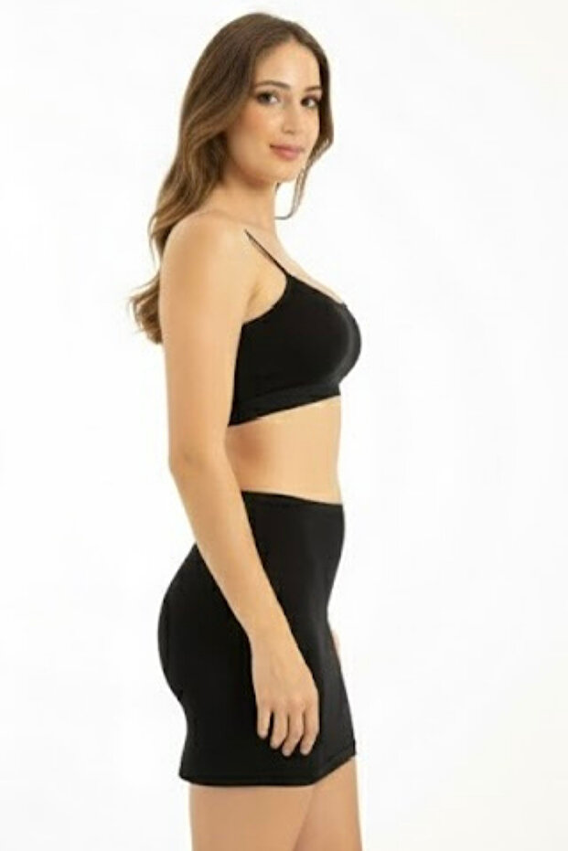 Bambu Mini Jüpon , Etek Astarı - 2