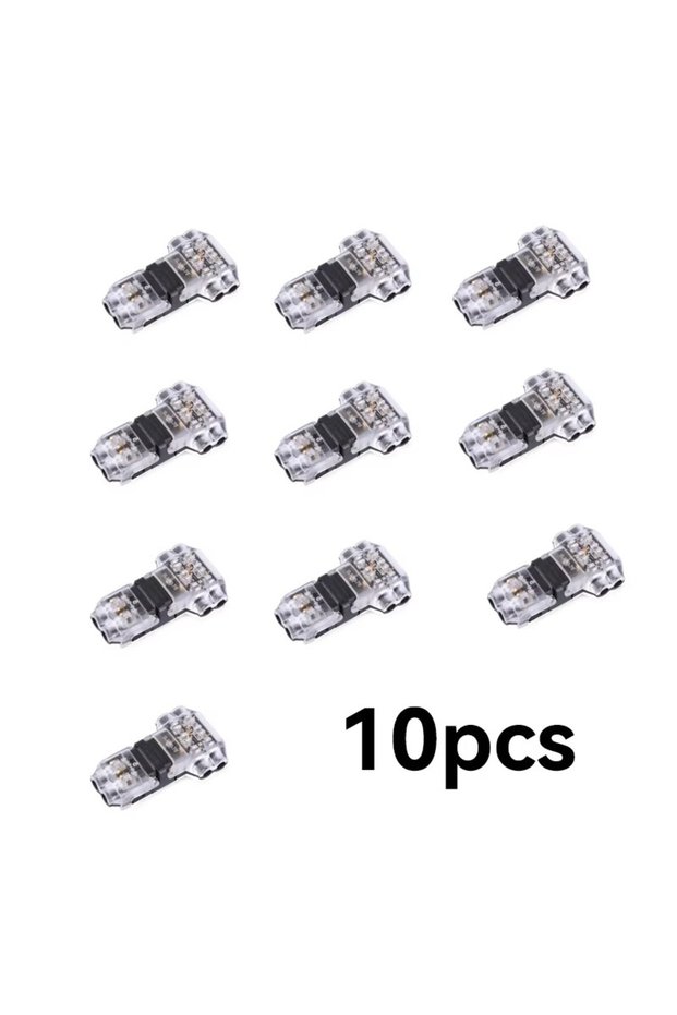 T2-10PCS 10PCS Wire Connectors Low Voltage Wire Connectors Solid Connection,T Tap Wire Connectors, T