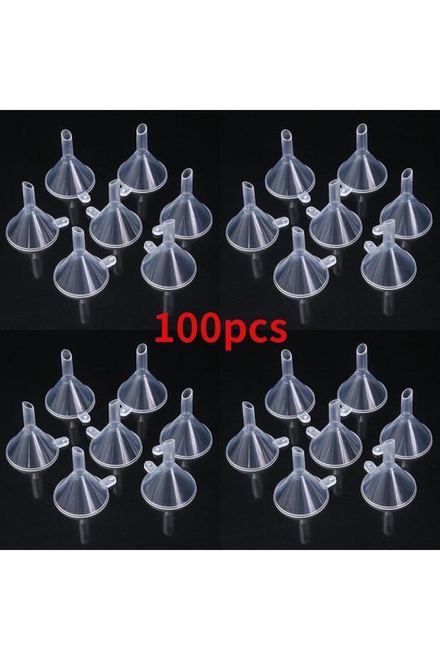 Plastic 100PCS 100/50pcs Plastic Funnel, Mini Funnel, Perfume Mini Liquid Funnel, Essential Oil Fill