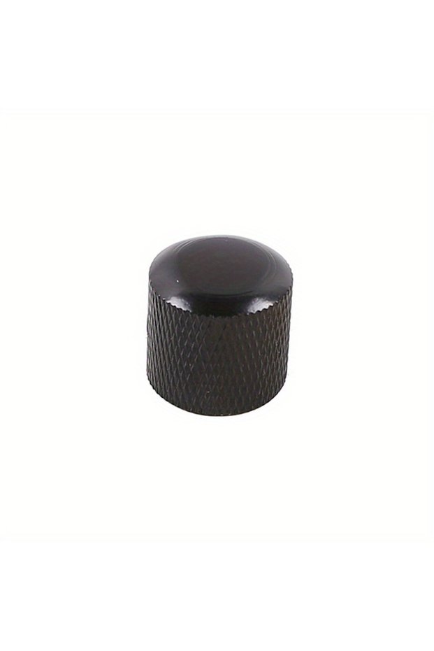 1PC black 1PC 6MM Metal Dome Sound Guitar Volume Knob Potentiometer Electric Guitar Bass Control Kno