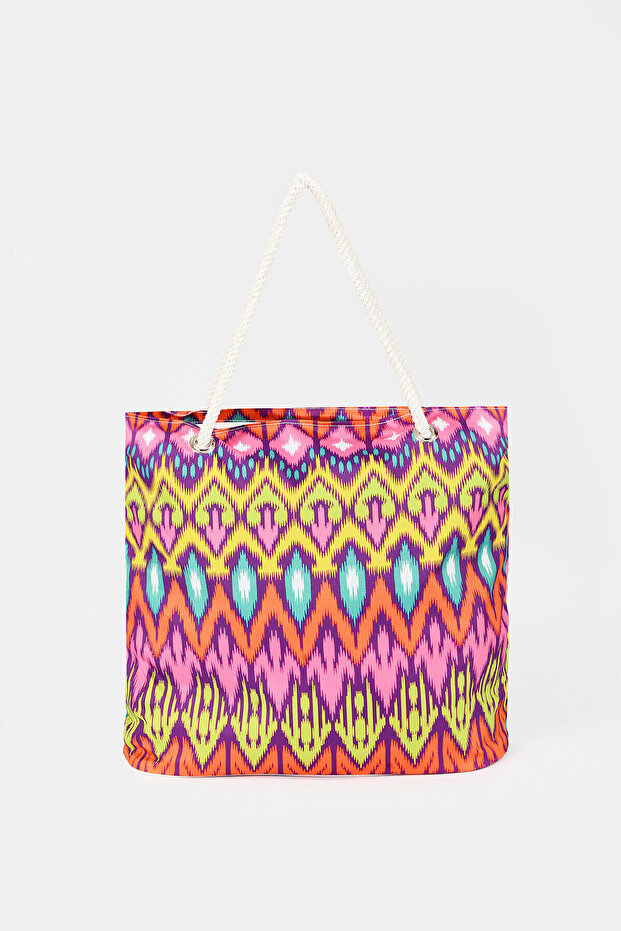 Renkli Engaging Plaj Çantası - 1