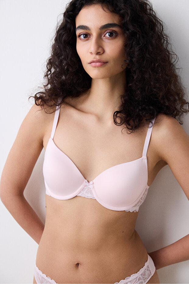 Full Cup Pembe Sütyen - 3