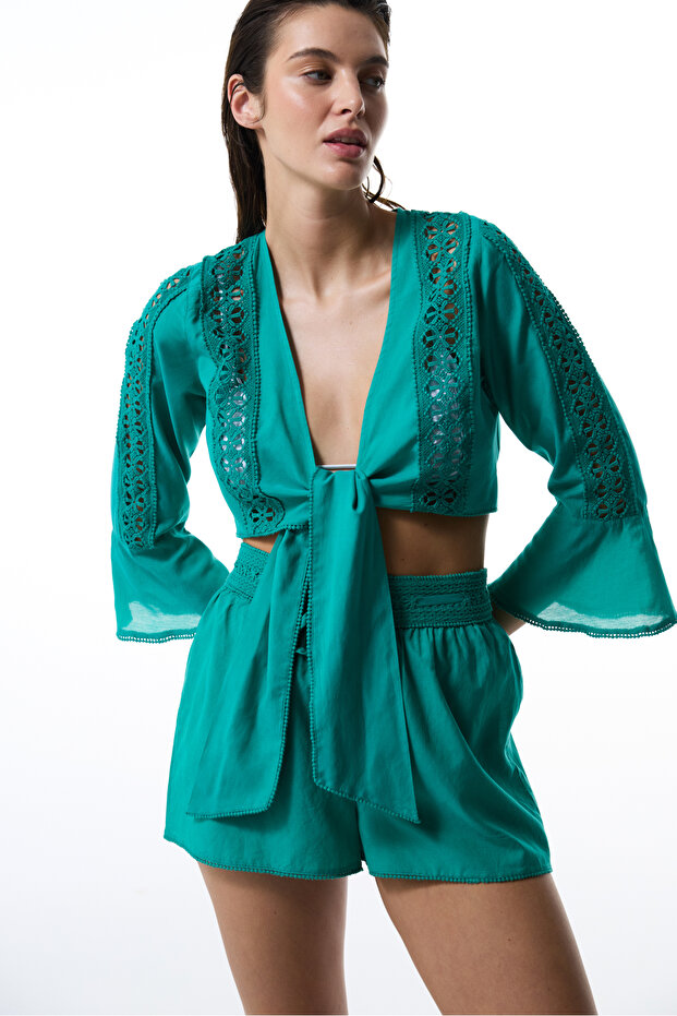 Yeşil West Şort - 4