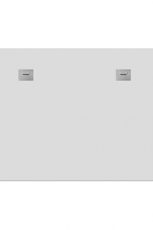 Glass Table White Lily Patterned - 5