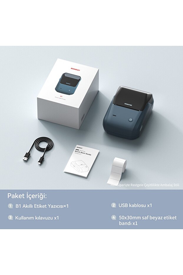 B1 Thermal Label Printer (Space Blue) - 7