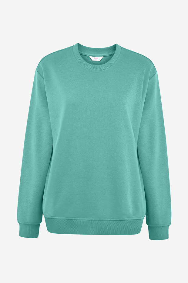 Oversize Active Yeşil Sweatshirt - 6