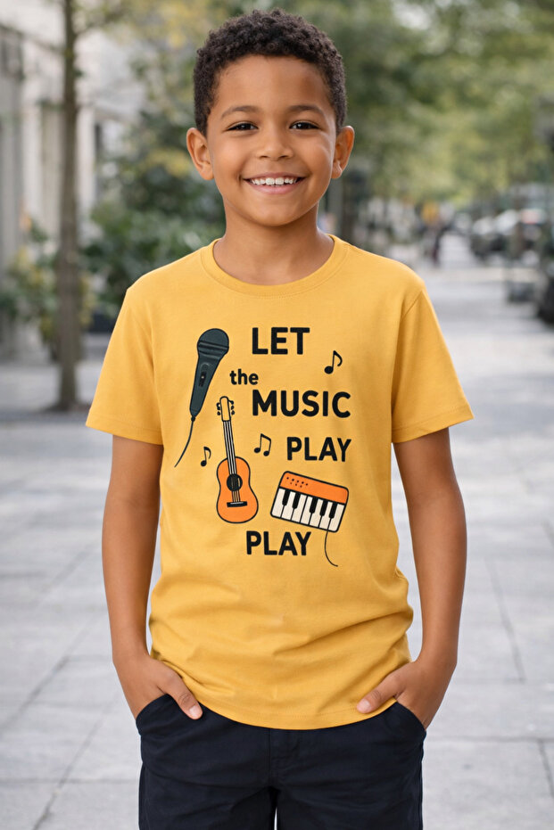 Front Printed Boy's T-Shirt