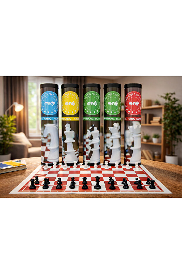 Satranç Takımı Rulo Askılı - 1