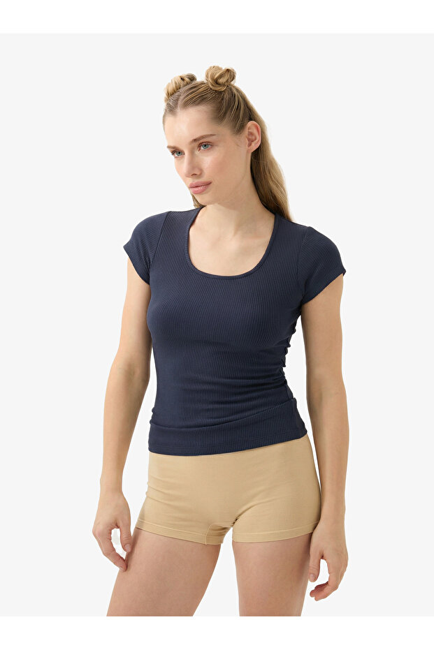 1301-kadın Bej Essential Boxer - 5