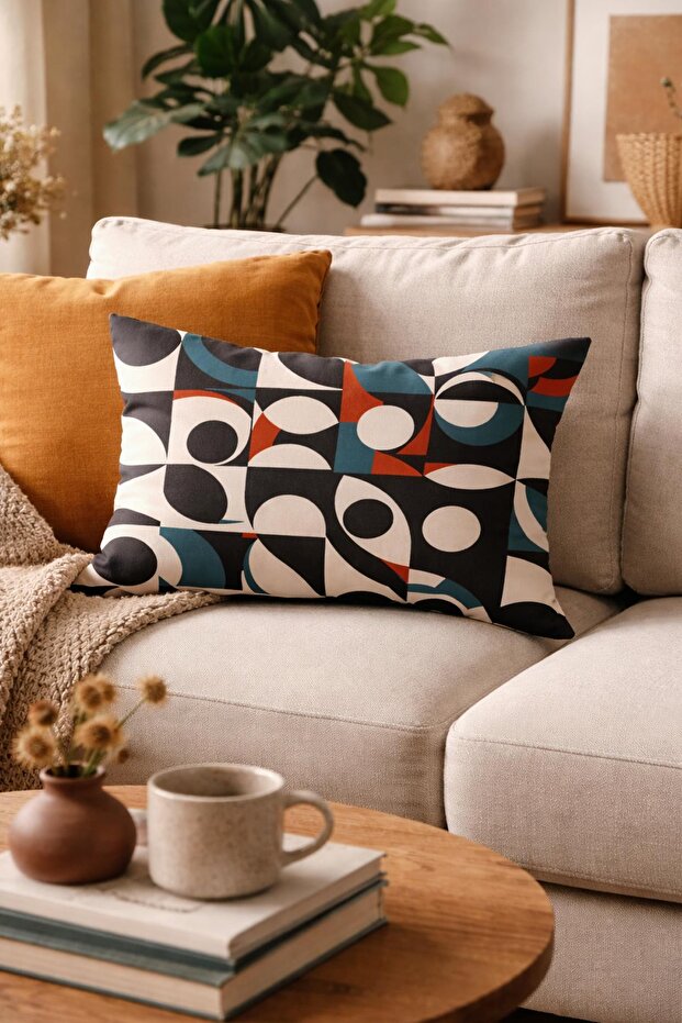 غطاء وسادة مستطيل مزدوج الجوانب TK7 - 1