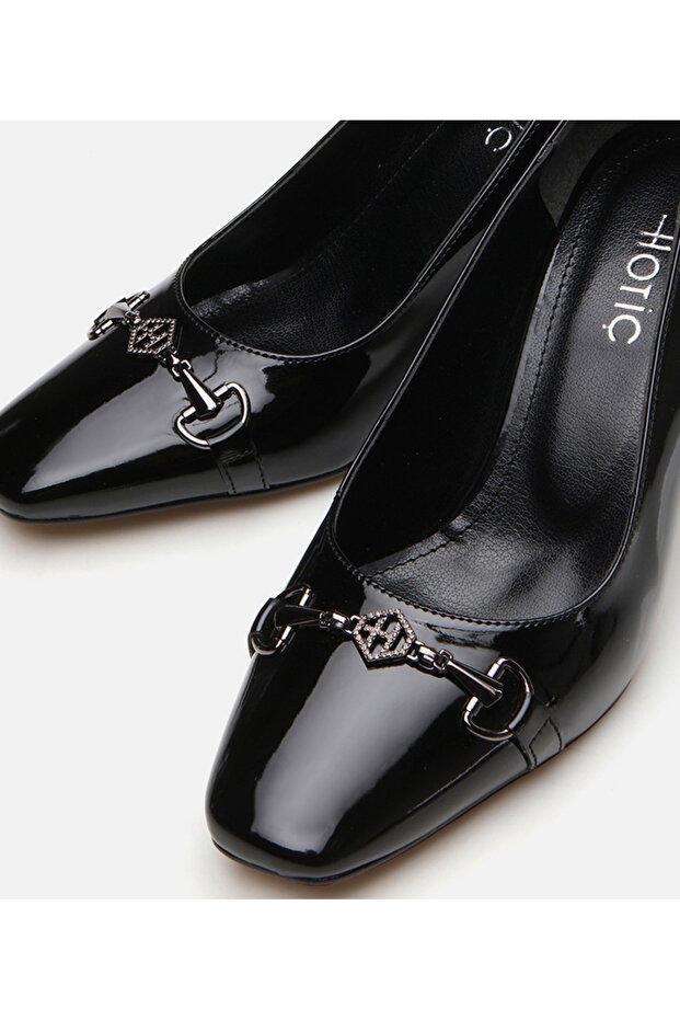Kadın Siyah Stiletto - 4