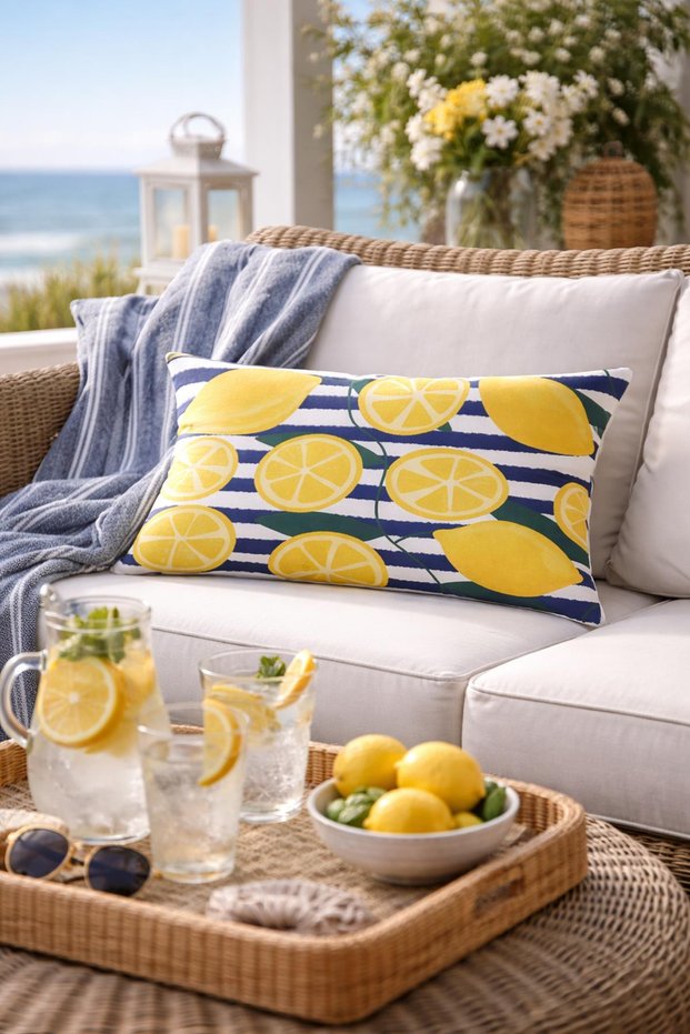 . Double Side Printed Rectangular Throw Pillow Cover 6Aod19