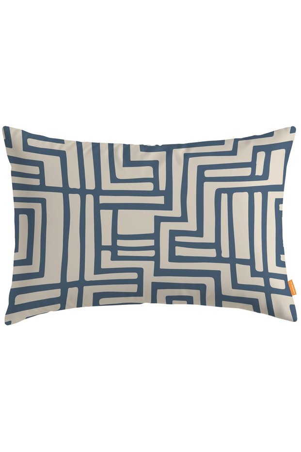 . Geometric Rectangular Throw Pillow Cover Ds5