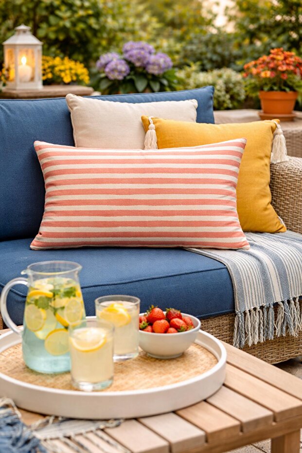 Double Sided Rectangular Throw Pillow Cover Tk13 - 1