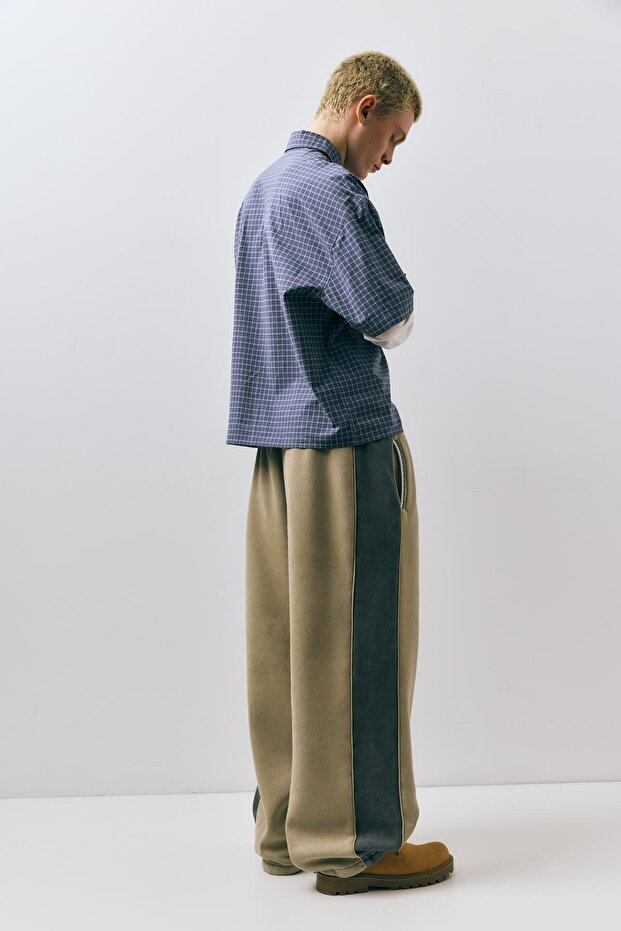 Çift kollu kareli gömlek - 6