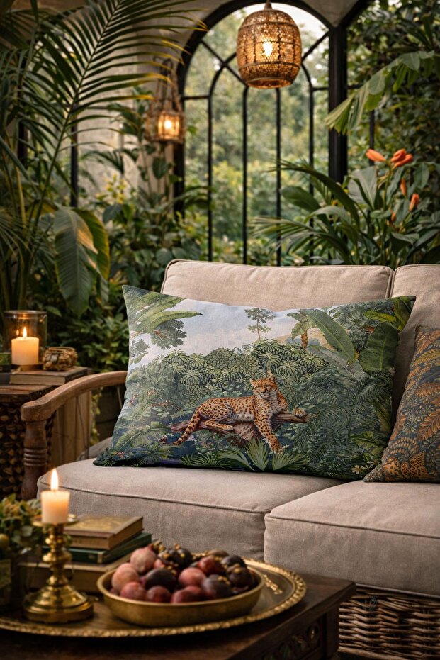 Double Sided Rectangular Throw Pillow Cover Tk48 - 1
