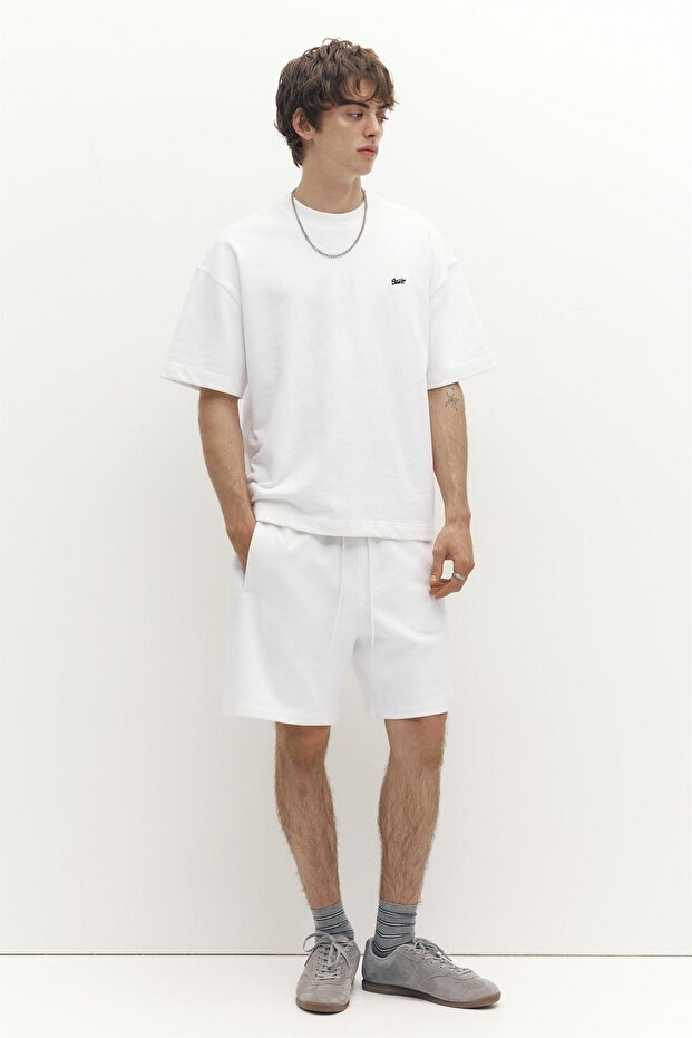 Kısa kollu logolu sweatshirt - 3