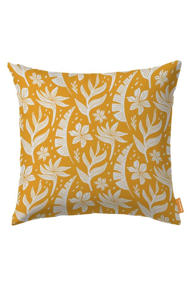 . Flower Throw Pillow Cover Ds19