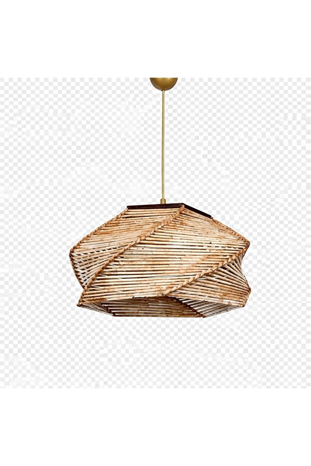 Pentagone Handmade Natural Avize - 5