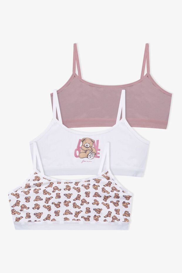Girl's 3-Piece Rope Strap Half Tank Top