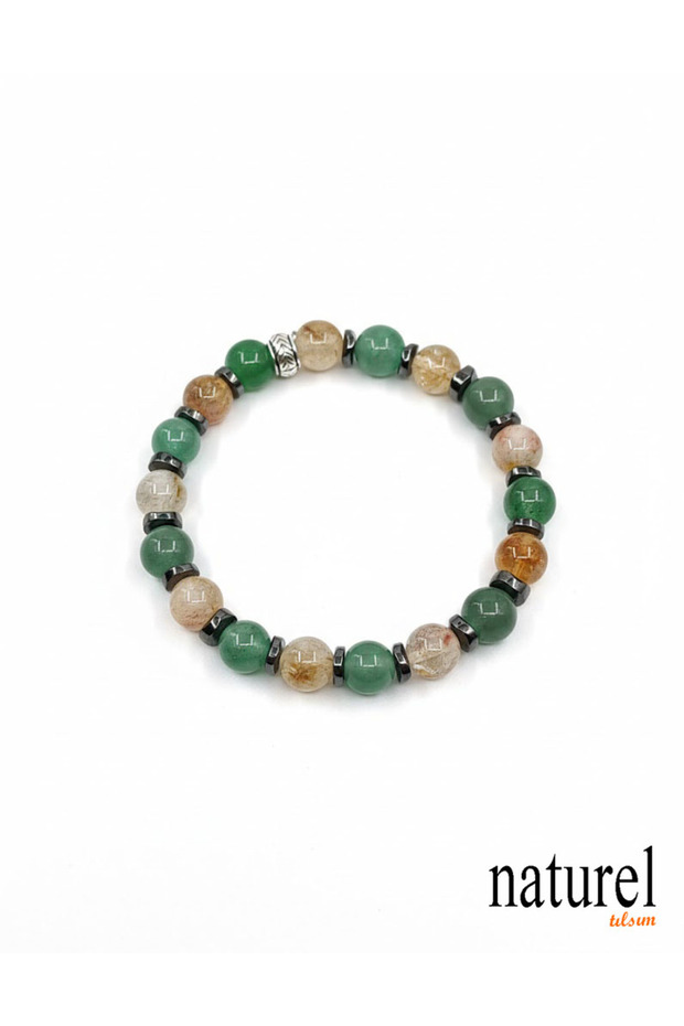 Citrine Aventurine Natural Stone Bracelet - Money and Abundance Abundance