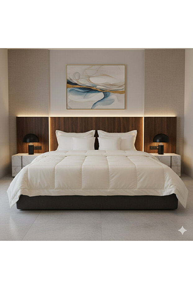 لحاف مايكروفايبر سادة 10 قطع - 1