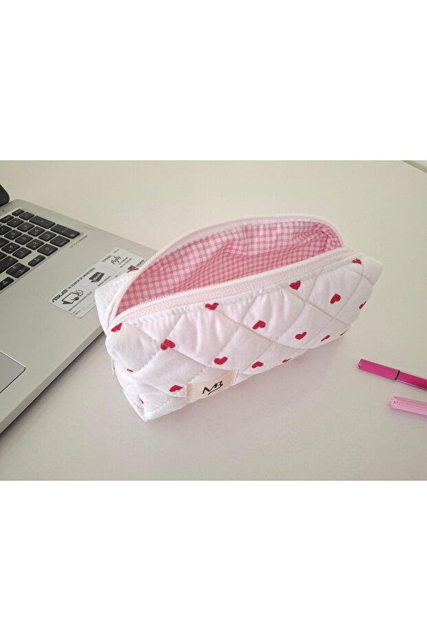 Heart patterned pencil holder - 4