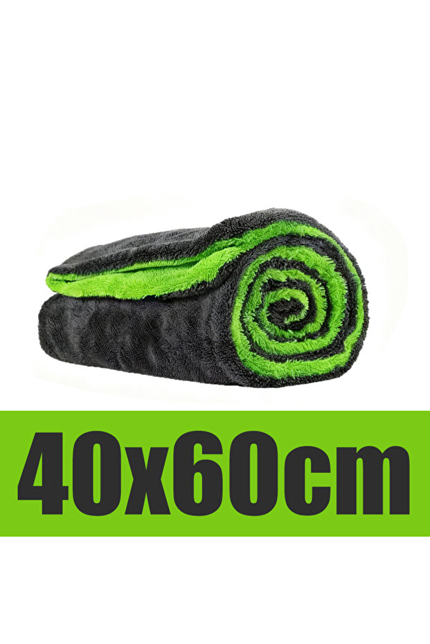 40x60cm 1400GSM Heavy Duty Car Drying Towel 60x40cm Oversized Double-Side Cleaning Cloth Super Absor