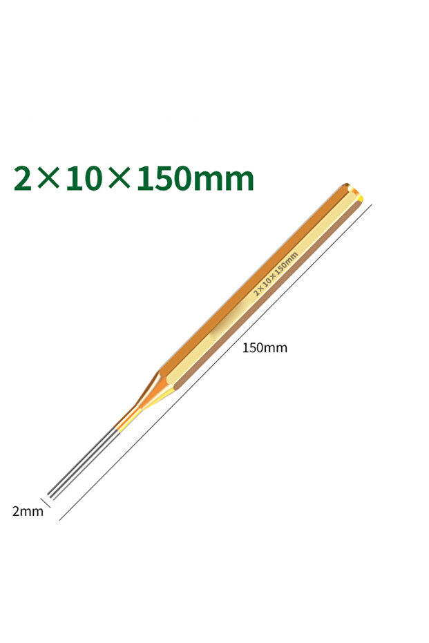 Dimensions4 2mm 1pcs 2/3/4/5/6/8/10mm Brass Punch 150mm Roll Pin Punch Tools Remover Heavy Duty Chis