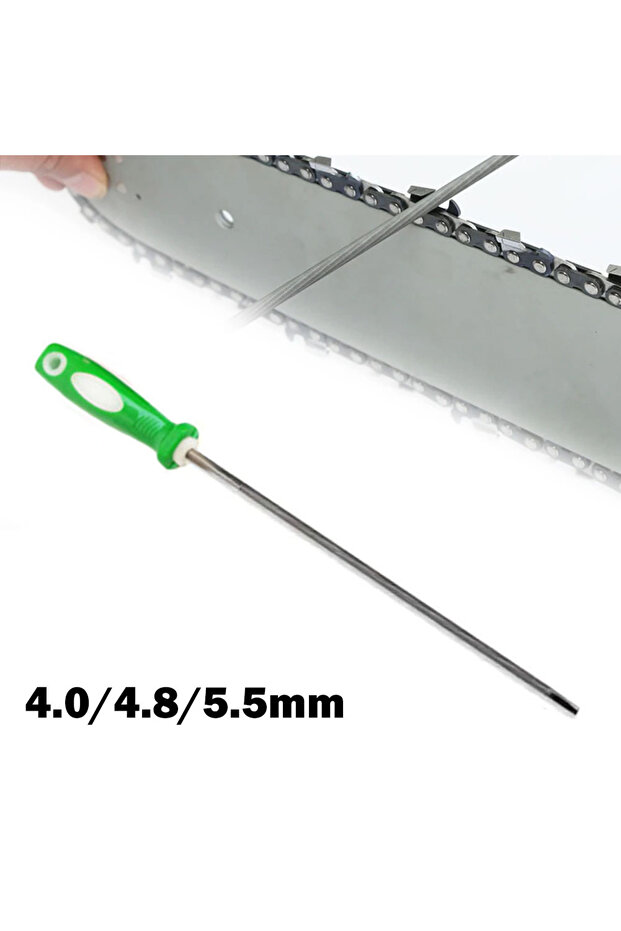 4.0mm 1pcs 4.0/4.8/5.5mm Round High Carbon Steel Sharpening Chainsaw Saw Chain Files Sharpener Plast