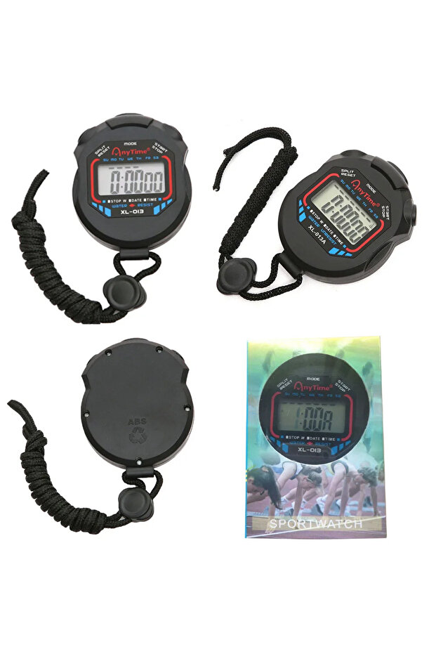 ساعة توقيت إلكترونية متعددة الوظائف، كرونومتر يدوي، ساعة توقيت احترافية للجيب... - 1