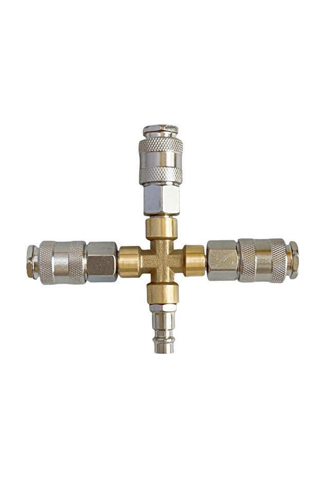 3 ways Europe Standard Pneumatic Pneumatic Manifold Splitter Coupler 2-3 Ways Compressed Air Distrib
