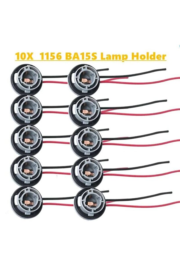 10X 1156 382 BA15S حامل مصباح P21W محول قاعدة إضاءة السيارة مصابيح LED للسيارة موصل مقبس المصباح