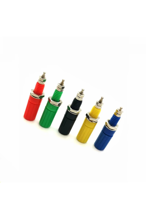 10 قطع، كل لون قطعة واحدة، 5/10 قطع، مقبس موزة 4 مم، مسامير توصيل M3*45، مقبس موزة كهربائي