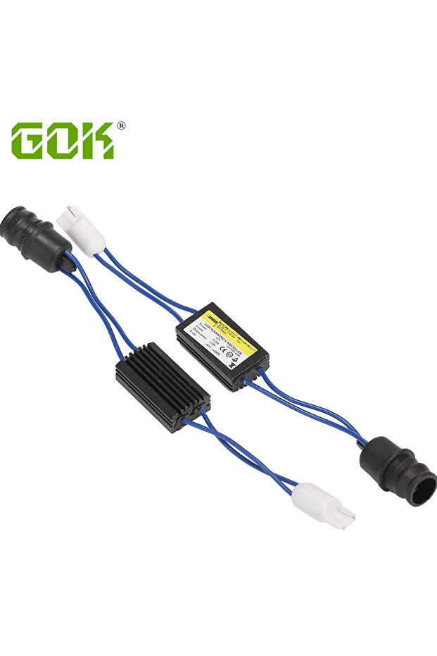 قطعتان من كابل T10 LED Canbus، وحدة فك تشفير إلغاء تحذير LED بجهد 12 فولت، 501 W5W 192 168، مصابيح سيارة بدون أخطاء...