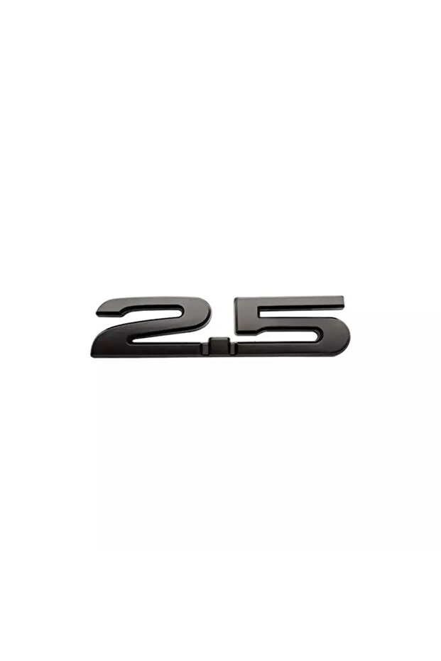 2.5 Silver 3D Metal 2.0 2.5 Letters Car Fender Emblem Rear Trunk Badge Sticker For Mazda 3 6 Axela C