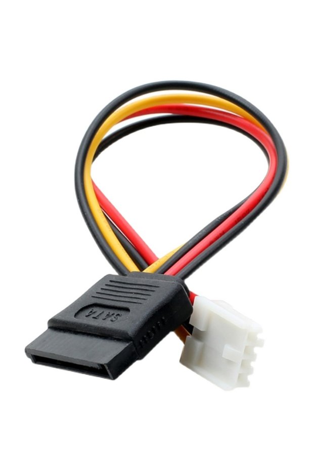 15pin Sata Female to 4pin Floppy FDD Female Power Converter Adapter Cable Sata Power 15p to 4p Co...