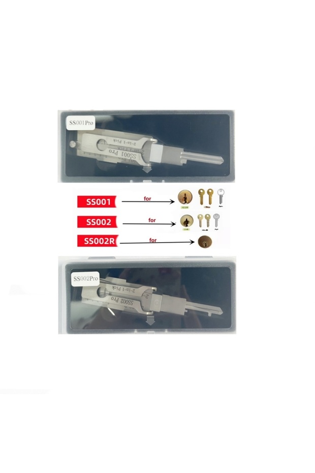 ss002 pro Lishi 2 in 1 Style SS001 SS002 pro lock pick and decoder