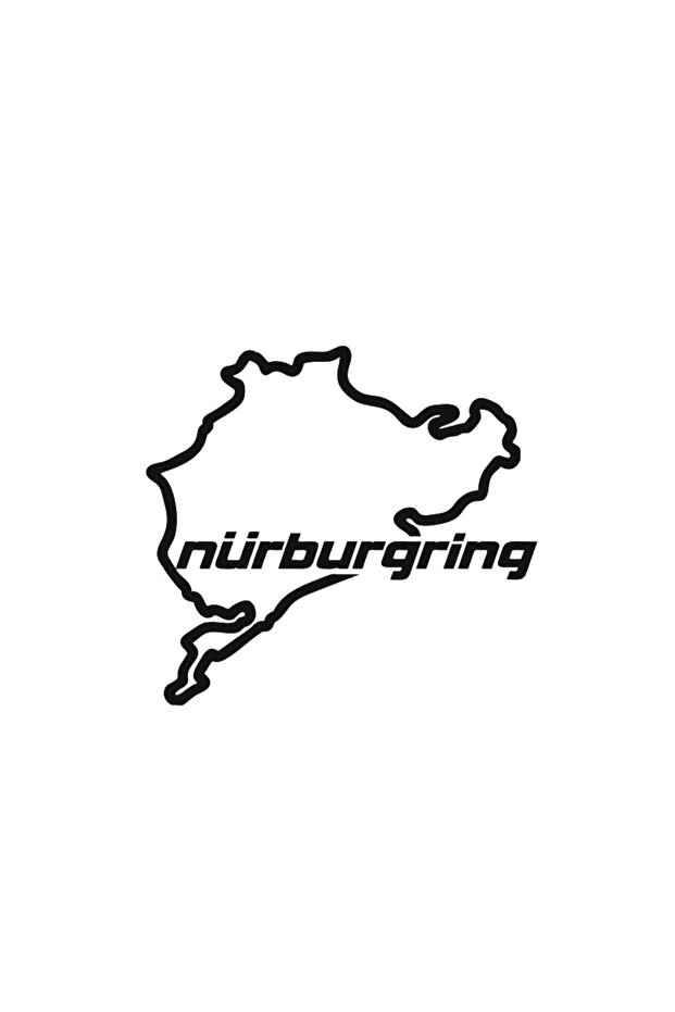 BK Car Styling Racing Road Racing Nurburgring Creative Fashion Window Stickers