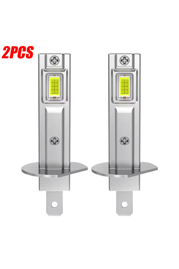 H1 2PCS Car Headlamp Canbus No Error H1 LED Headlight Bulbs for Car Canbus High Power Auto Lights 80
